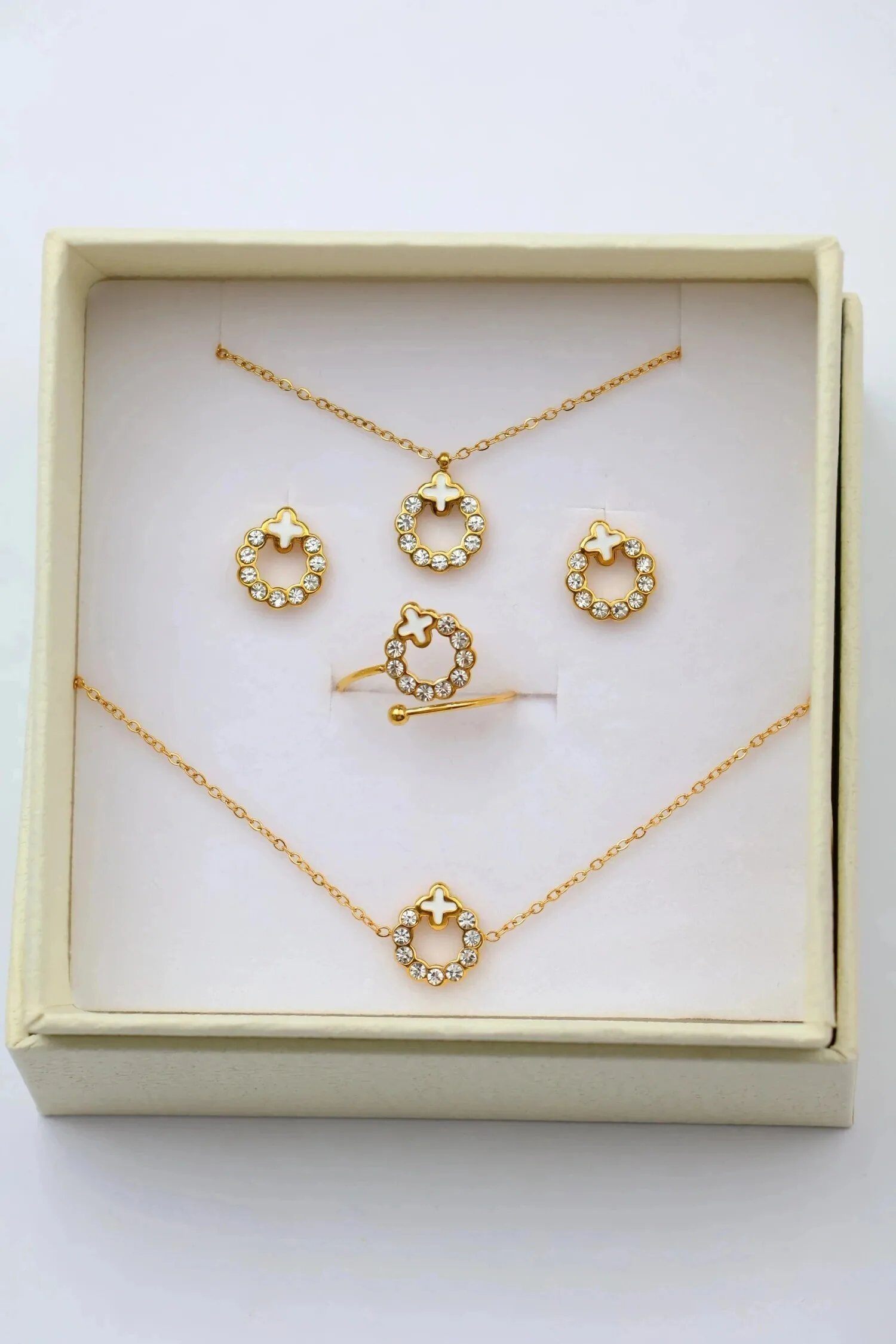 Grossiste Bijoux Mystères - Parure - Boite - Acier Inoxydable