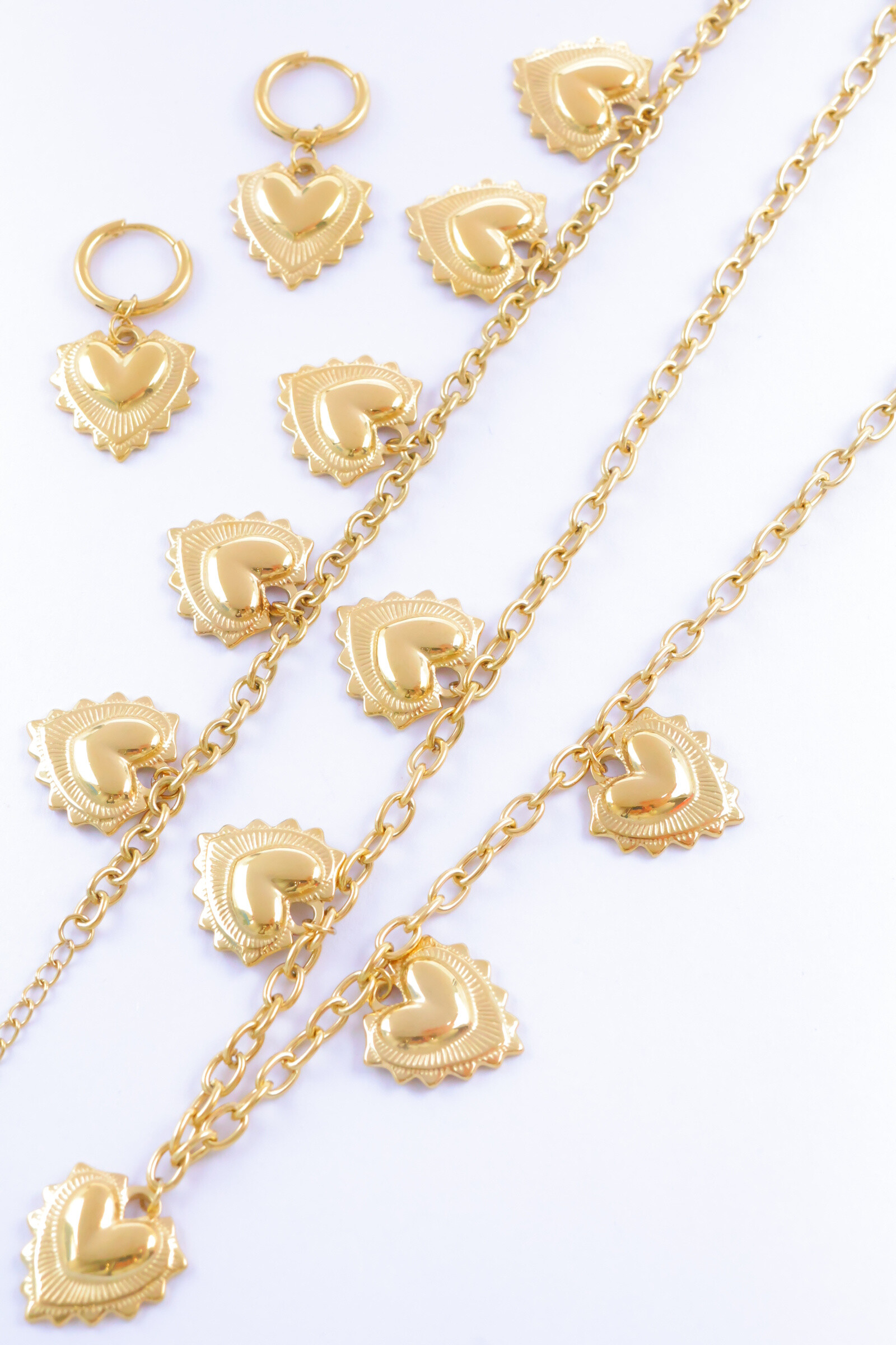 Wholesaler Bijoux Mystères - Stainless steel jewelry set
