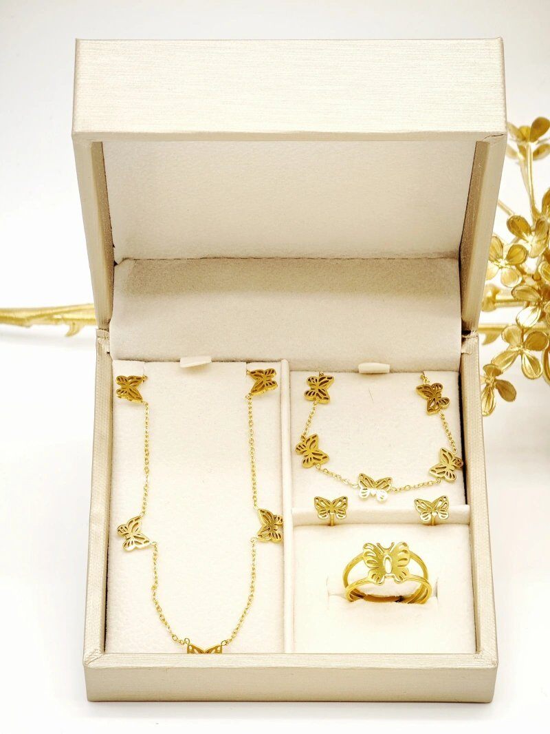 Grossiste Bijoux Mystères - Parure de bijoux en acier inoxydable