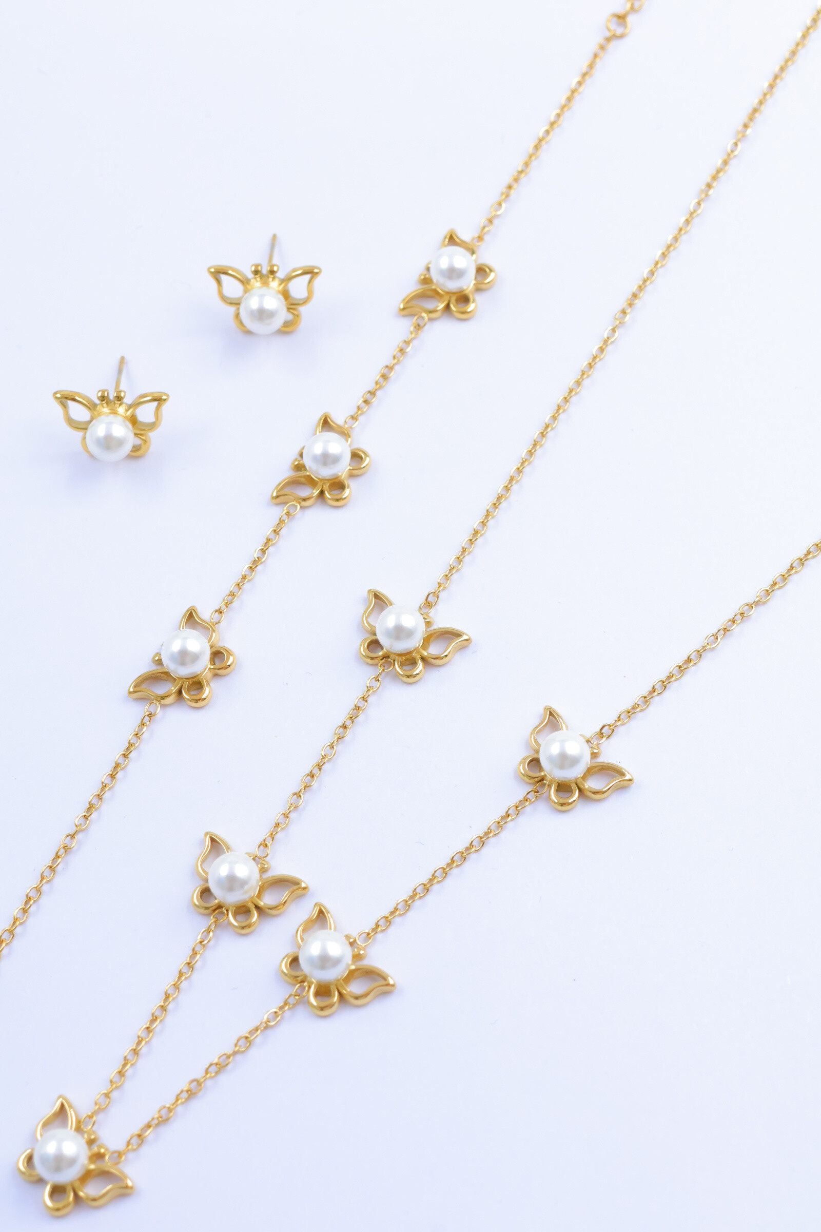 Wholesaler Bijoux Mystères - Stainless steel jewelry set