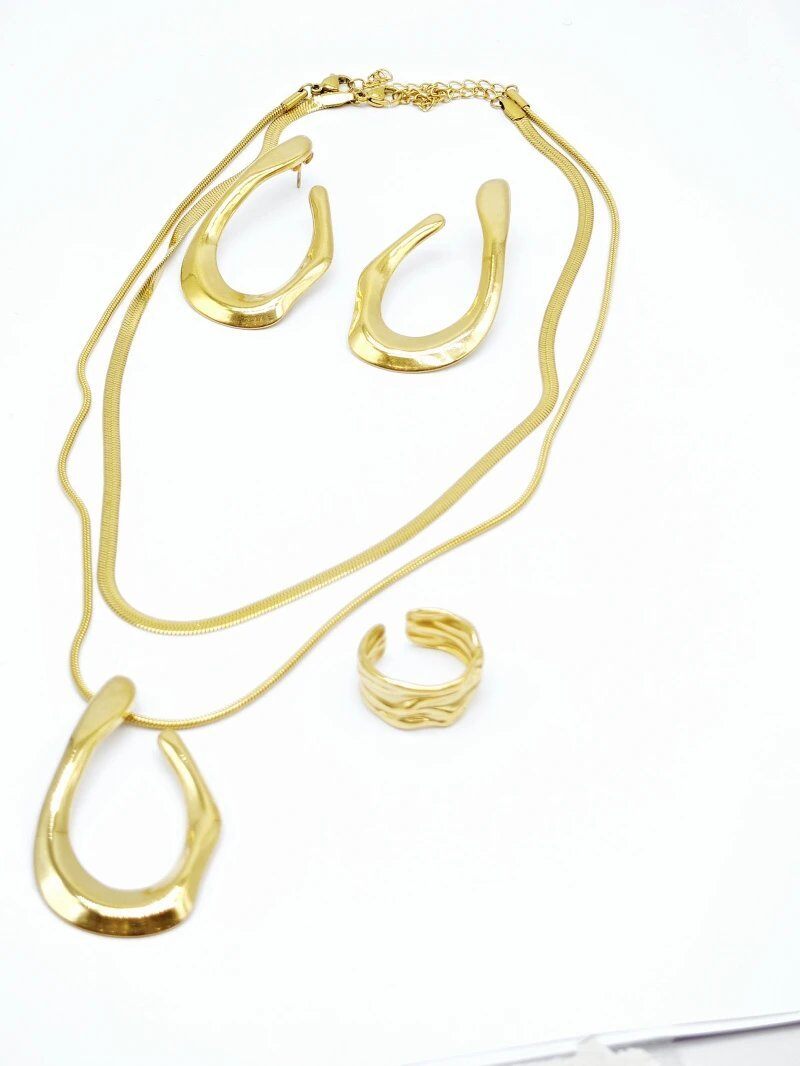 Grossista Bijoux Mystères - Set di gioielli in acciaio inossidabile