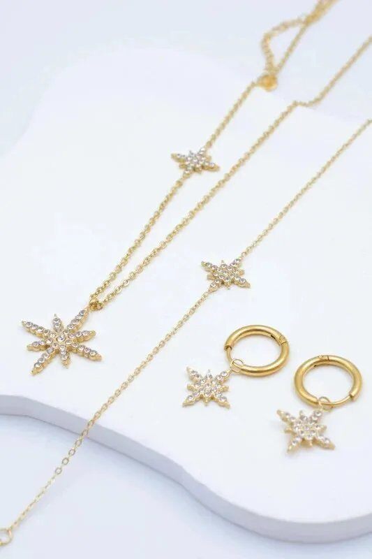 Grossiste Bijoux Mystères - Parure de bijoux en acier inoxydable