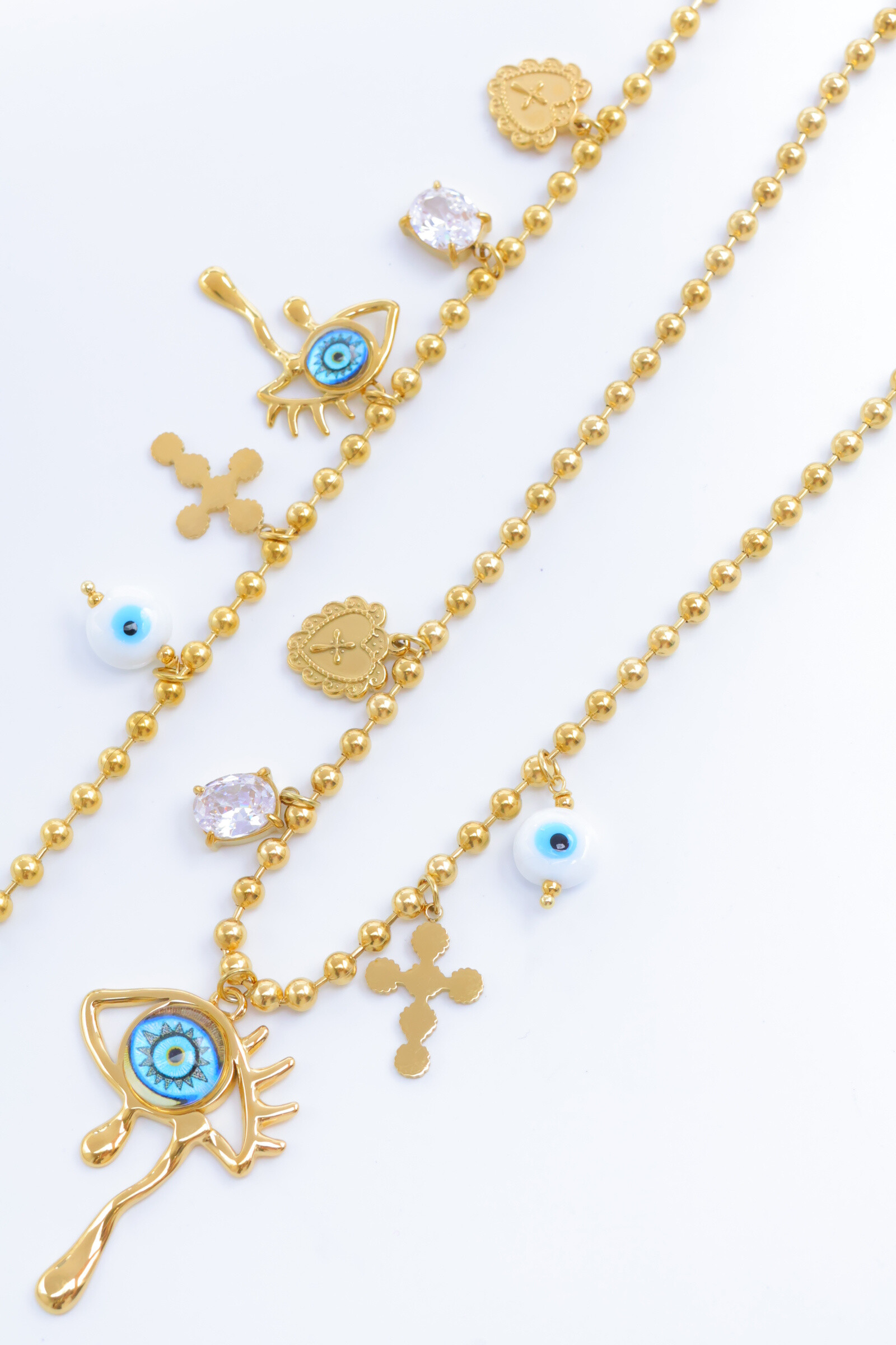 Großhändler Bijoux Mystères - Edelstahl Schmuckset