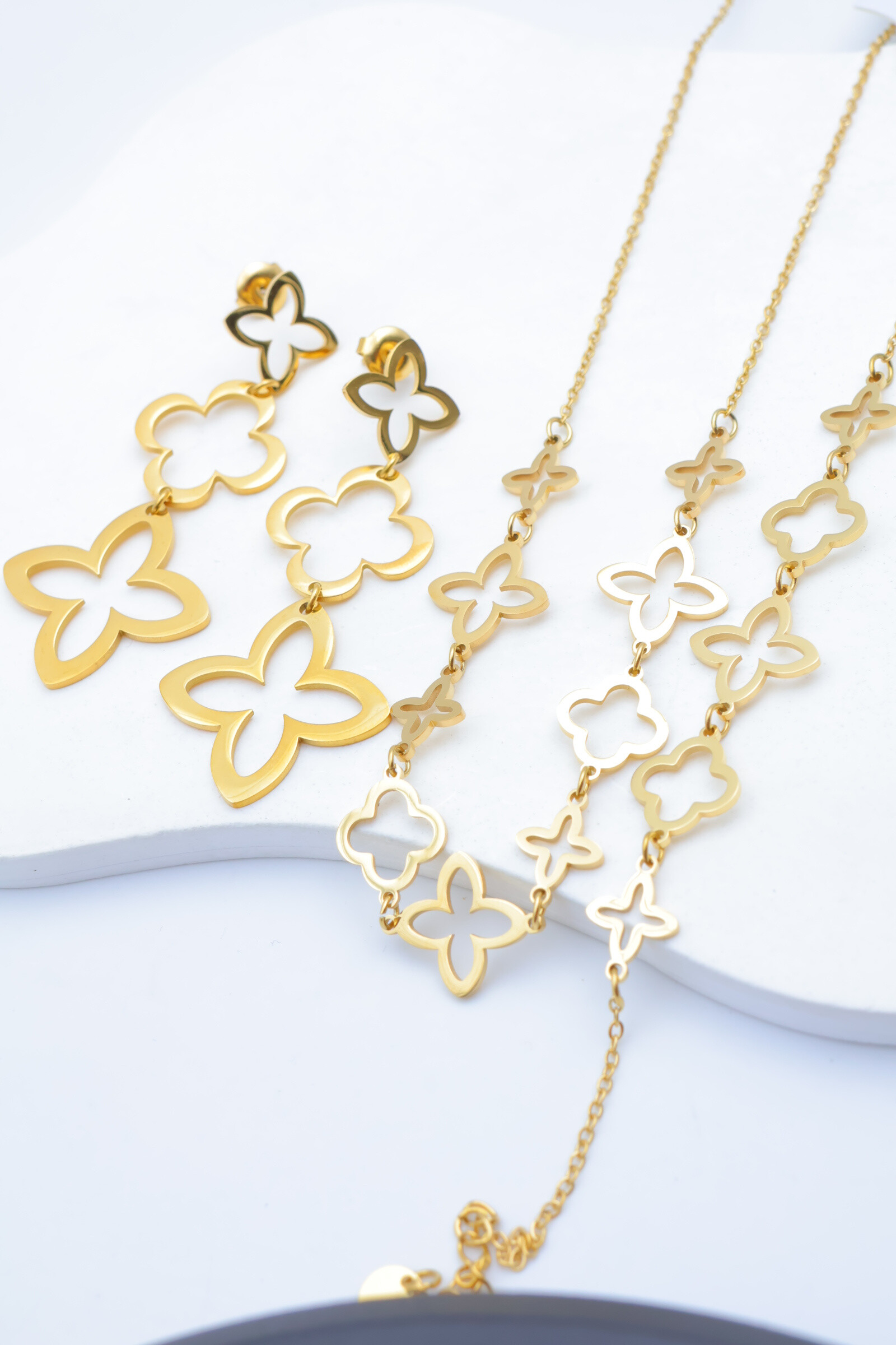 Großhändler Bijoux Mystères - Edelstahlschmuckset