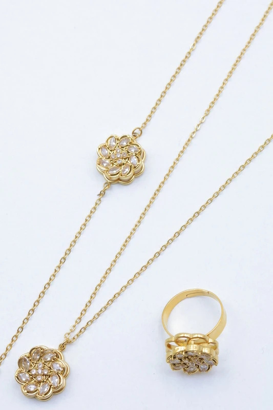 Großhändler Bijoux Mystères - Schmuckset aus Edelstahl