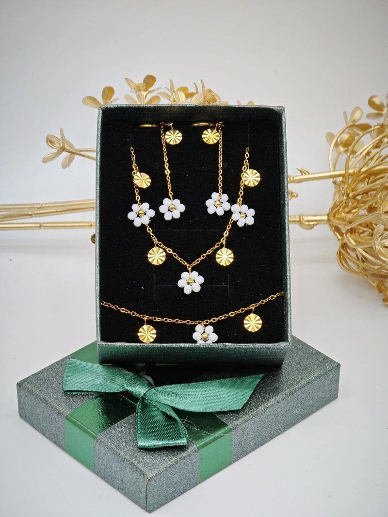 Grossiste Bijoux Mystères - Parure de bijoux en acier inoxydable