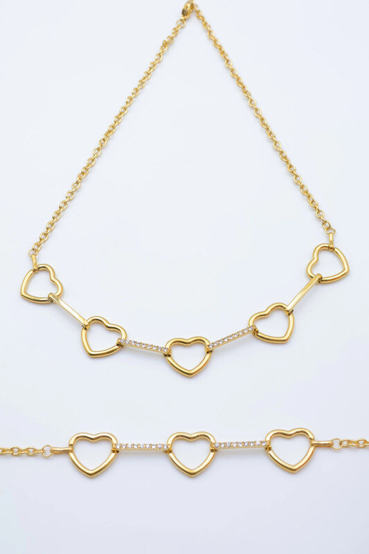 Wholesaler Bijoux Mystères - Stainless steel jewelry set