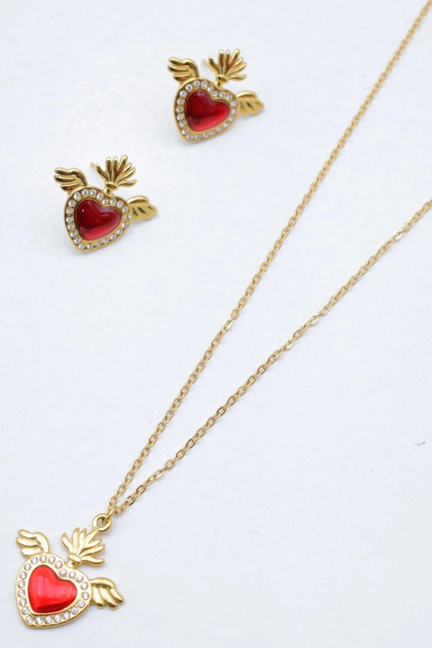 Grossiste Bijoux Mystères - Parure de bijoux en acier inoxydable