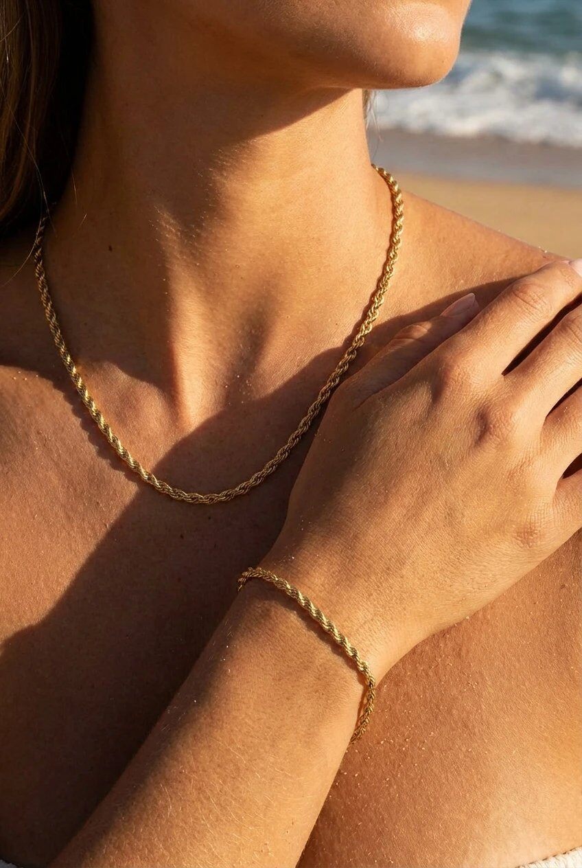 Grossiste Bijoux Mystères - Parure de bijoux en acier inoxydable