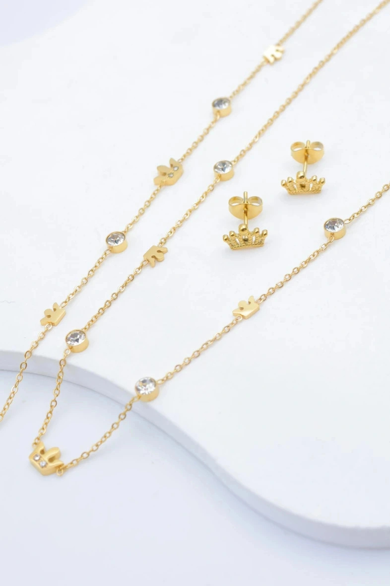 Wholesaler Bijoux Mystères - Stainless steel jewelry set