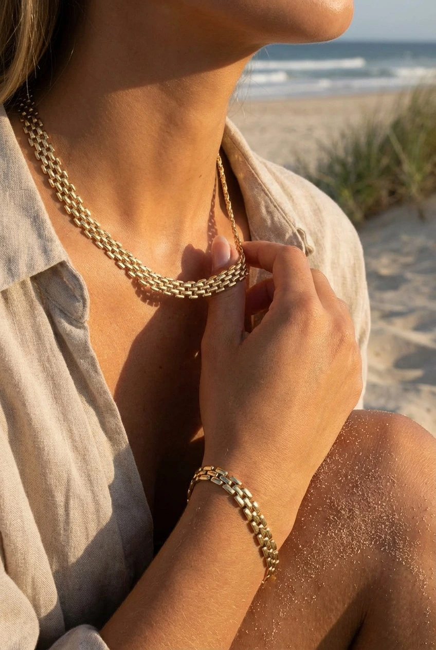 Grossiste Bijoux Mystères - Parure de bijoux en acier inoxydable
