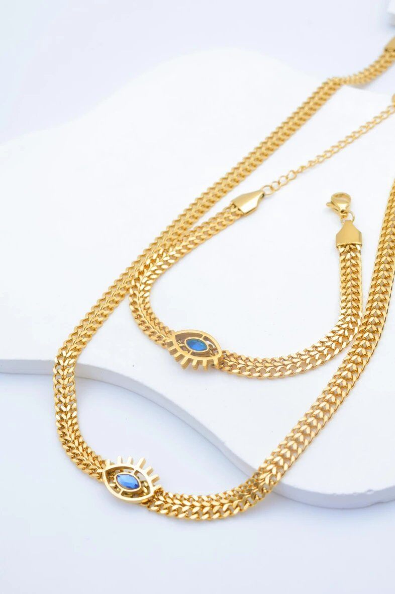 Grossiste Bijoux Mystères - Parure de bijoux en acier inoxydable