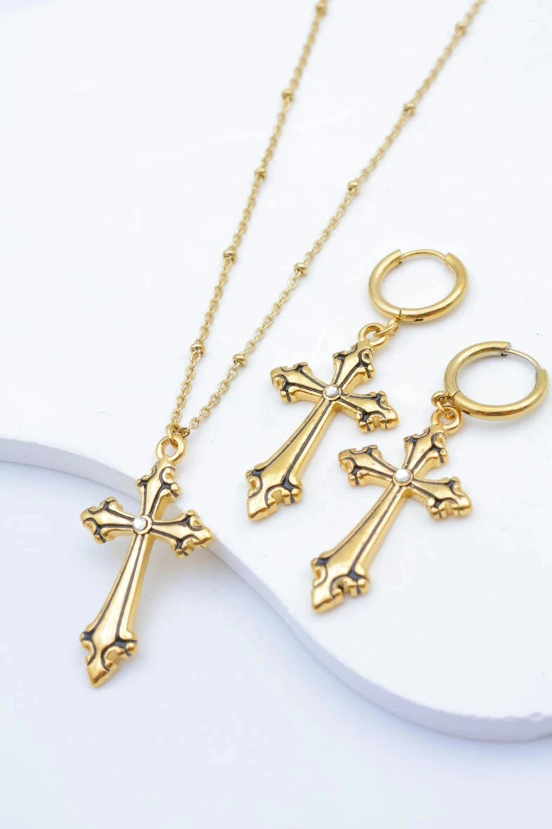 Wholesaler Bijoux Mystères - Stainless steel jewelry set