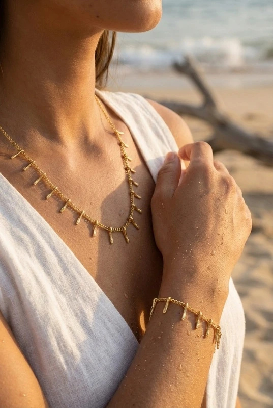 Grossiste Bijoux Mystères - Parure de bijoux en acier inoxydable