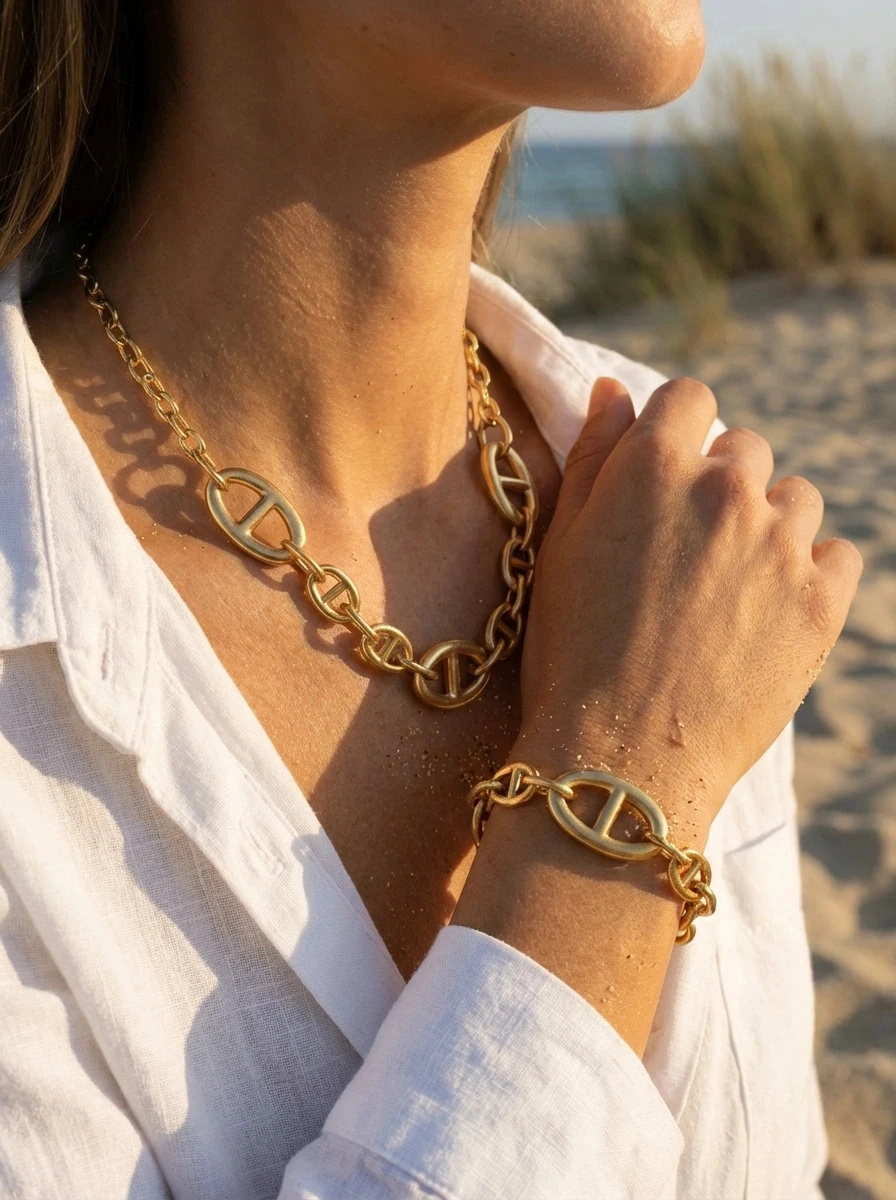 Mayorista Bijoux Mystères - Conjunto de joyas de acero inoxidable