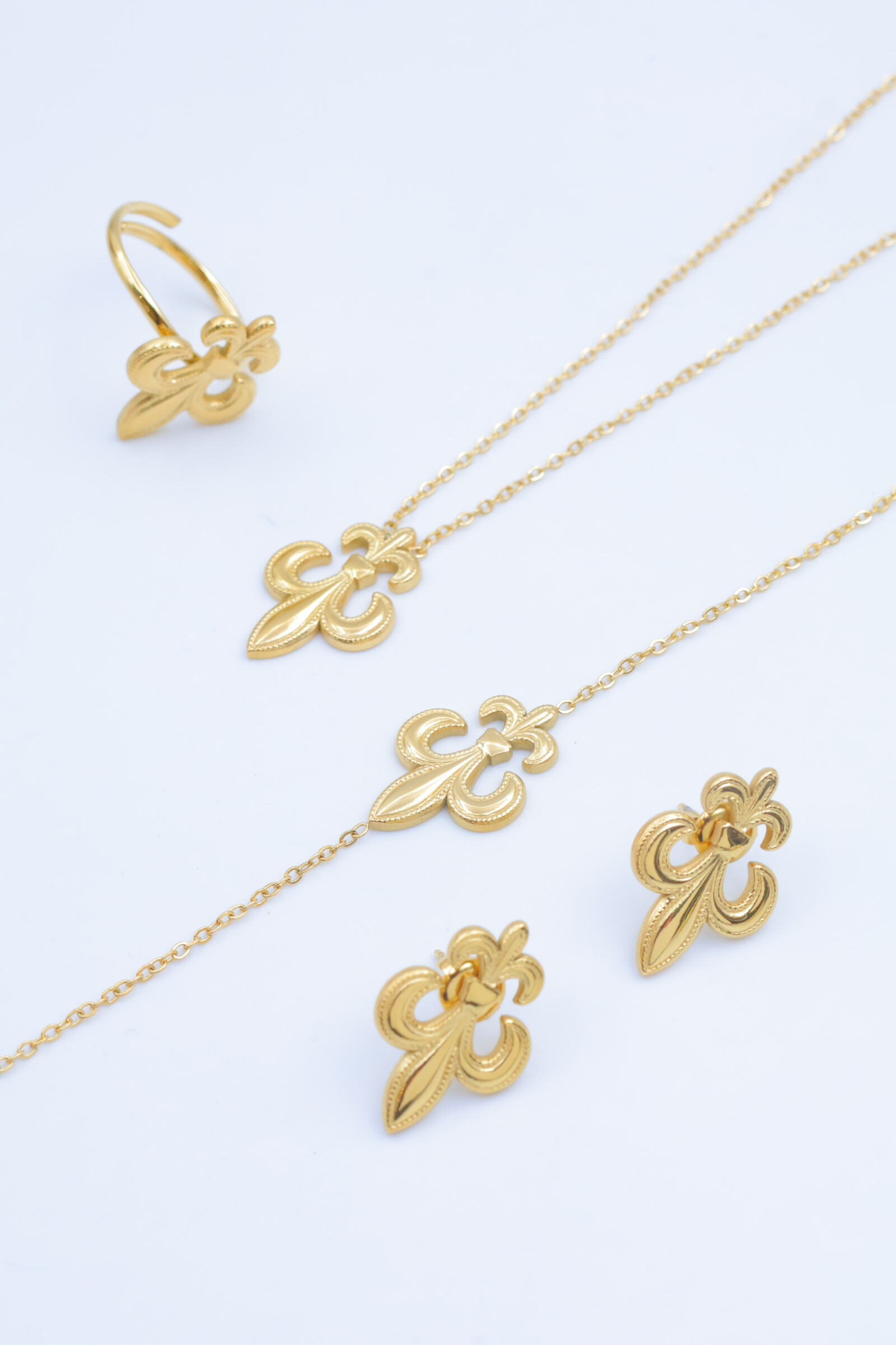 Mayorista Bijoux Mystères - Juego de joyas de acero inoxidable