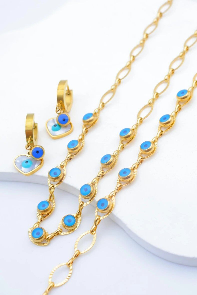 Grossiste Bijoux Mystères - Parure de bijoux en acier inoxydable
