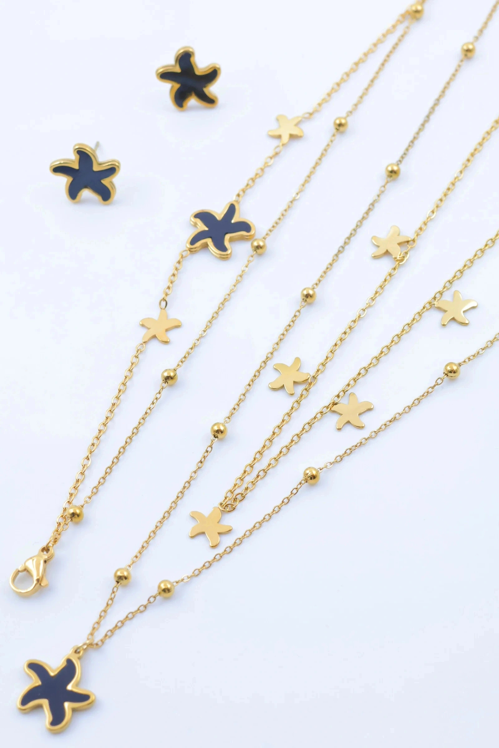 Grossiste Bijoux Mystères - Parure de bijoux en acier inoxydable