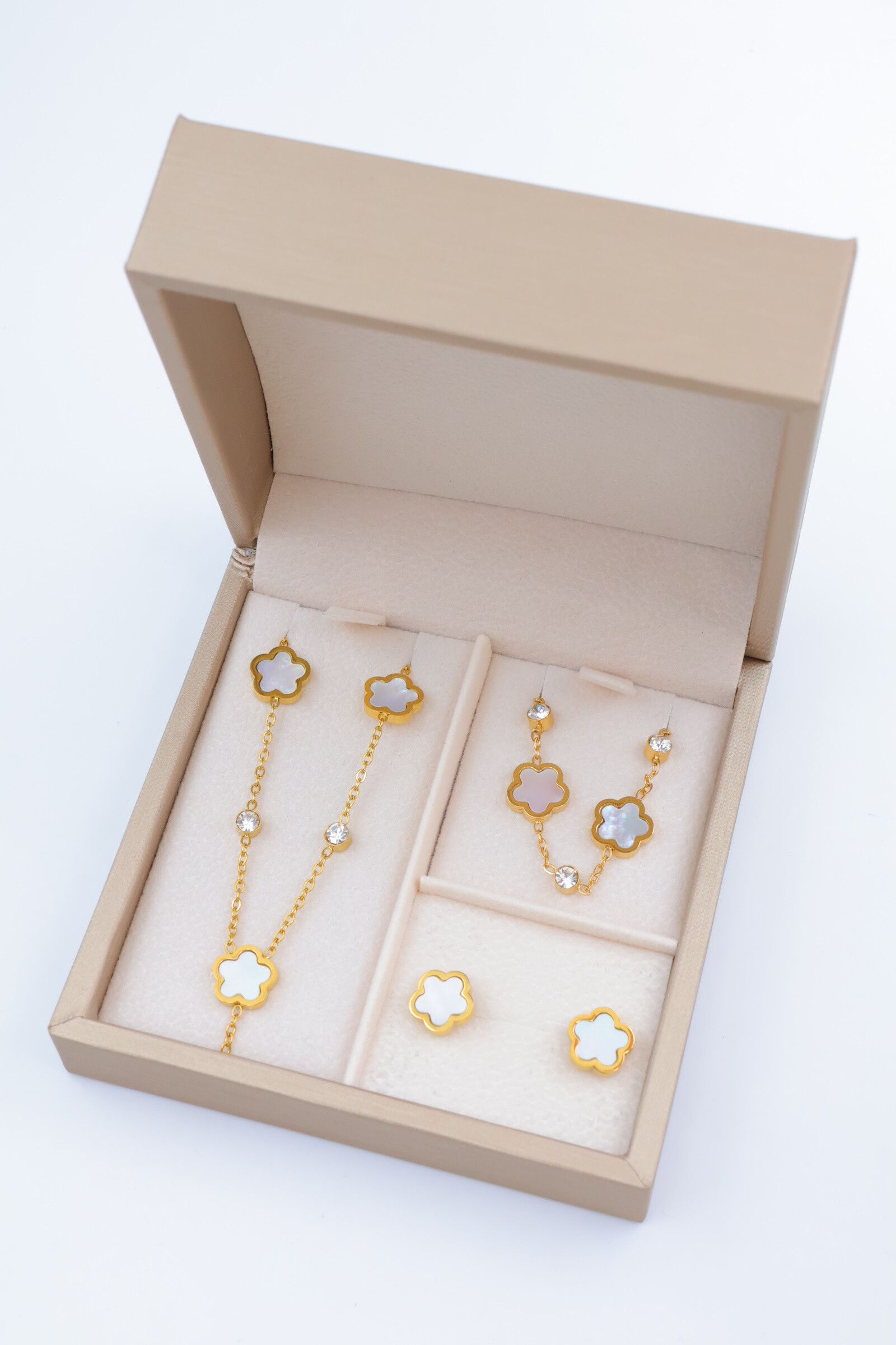 Grossiste Bijoux Mystères - Parure de bijoux avec boîte en acier inoxydable