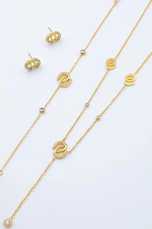 Mayorista Bijoux Mystères - Conjunto de joyas de acero inoxidable