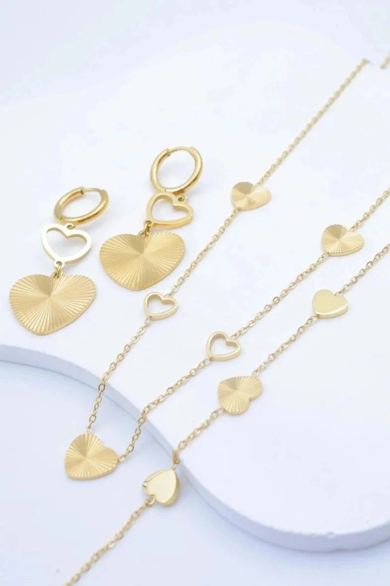 Grossiste Bijoux Mystères - Parure de bijoux en acier inoxydable