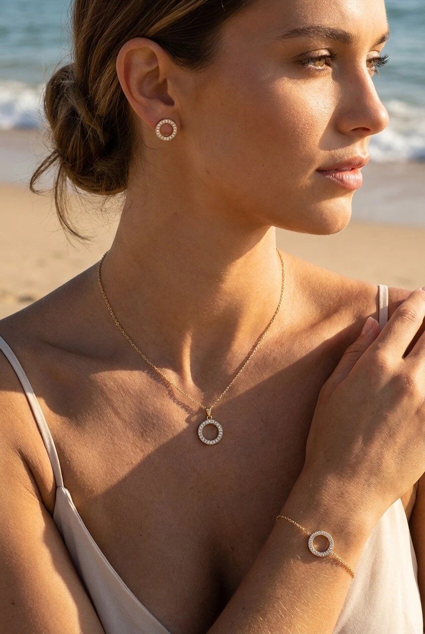 Grossiste Bijoux Mystères - Parure de bijoux en acier inoxydable