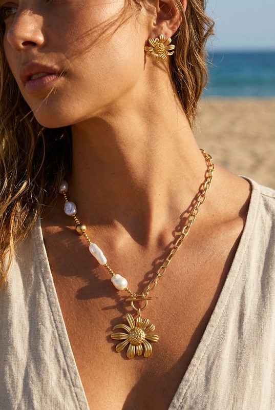 Mayorista Bijoux Mystères - Juego de joyas de acero inoxidable