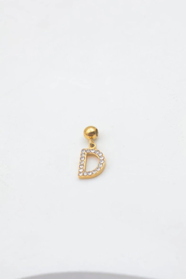 Mayorista Bijoux Mystères - Carta D colgante