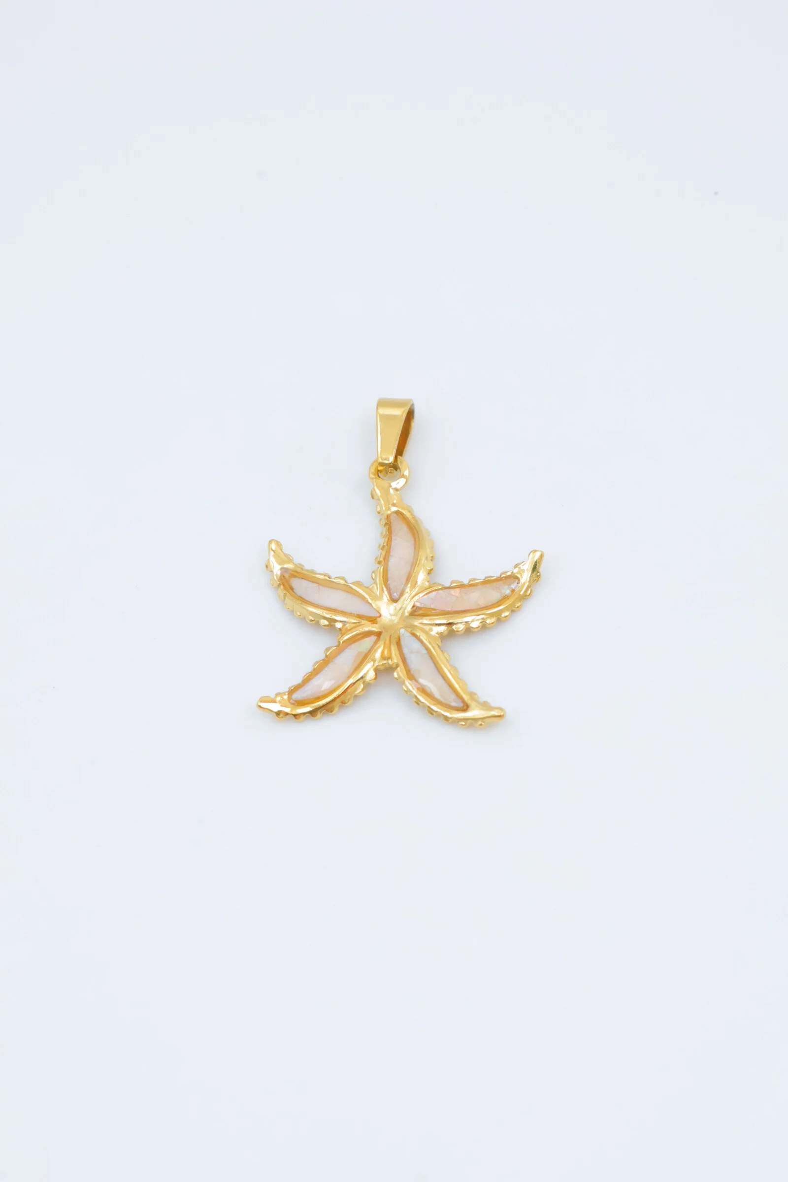 Mayorista Bijoux Mystères - Colgante de Starfart con Madre -Of -Pearl