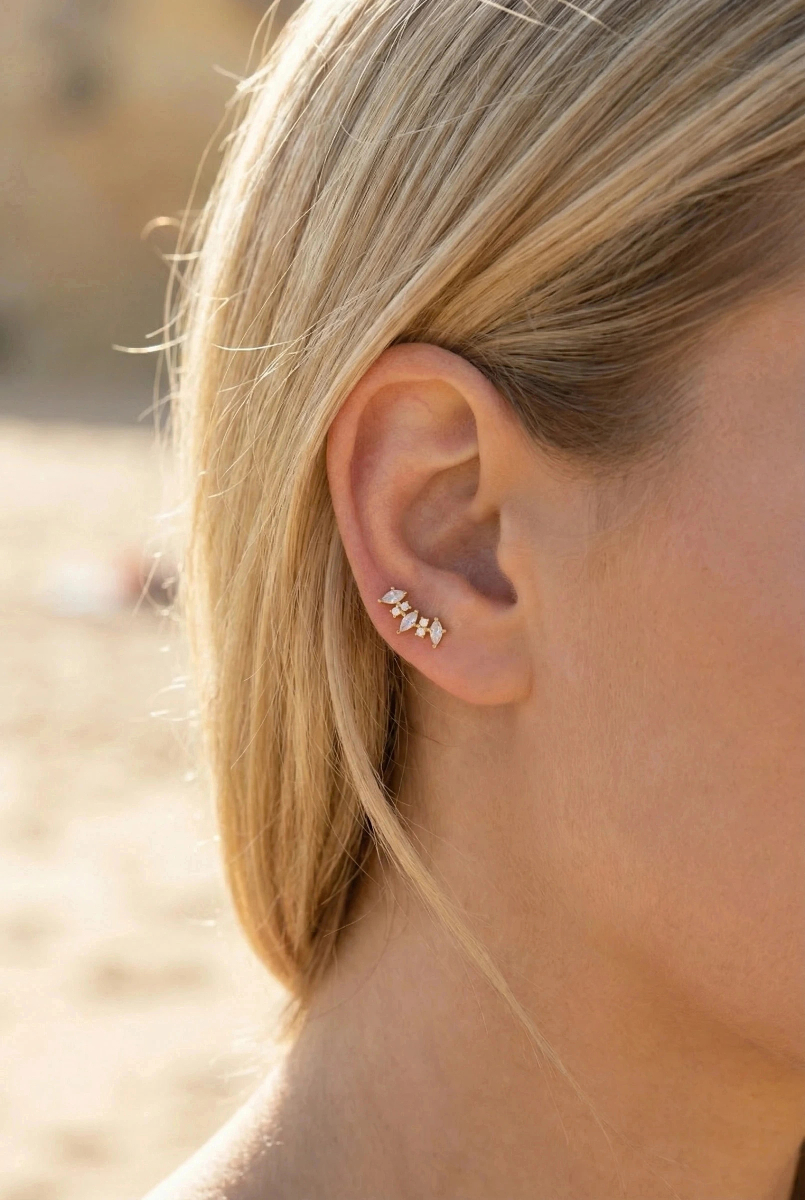 Grossista Bijoux Mystères - Piercing all'orecchio in acciaio inossidabile