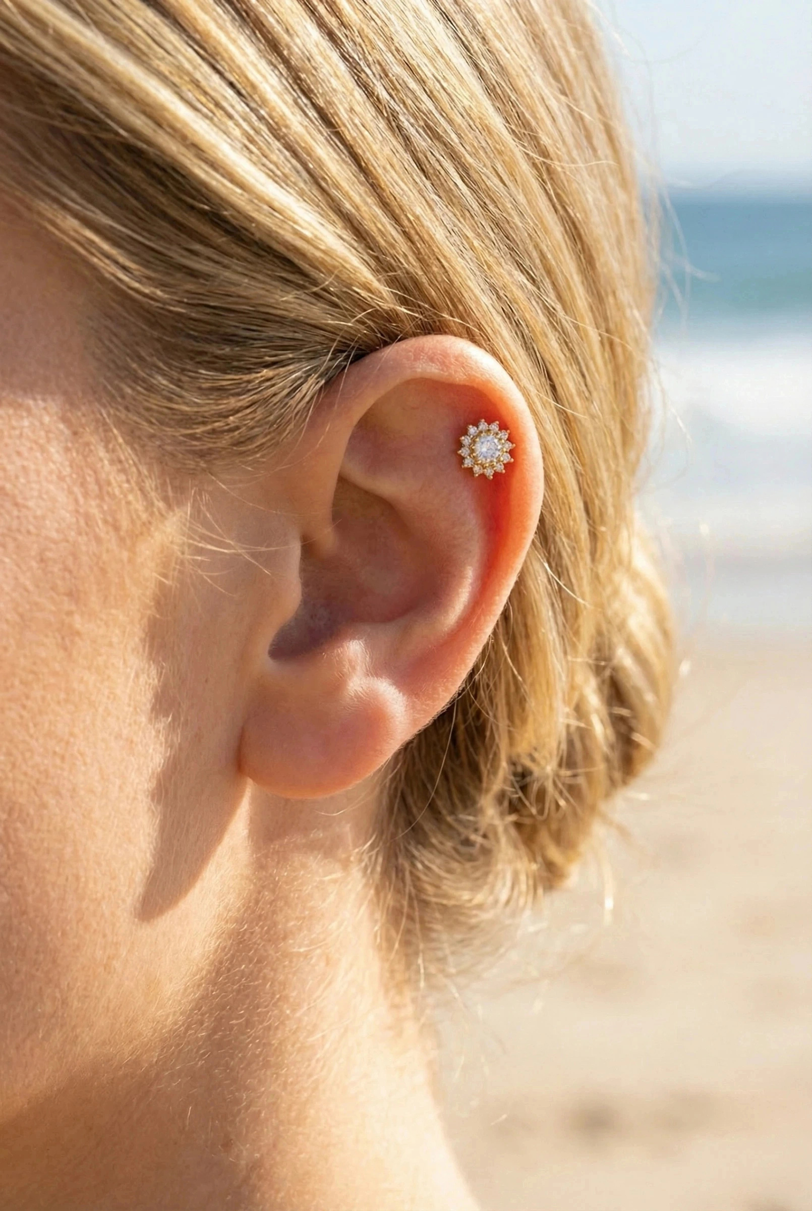 Grossiste Bijoux Mystères - Piercing Oreille en acier inoxydable
