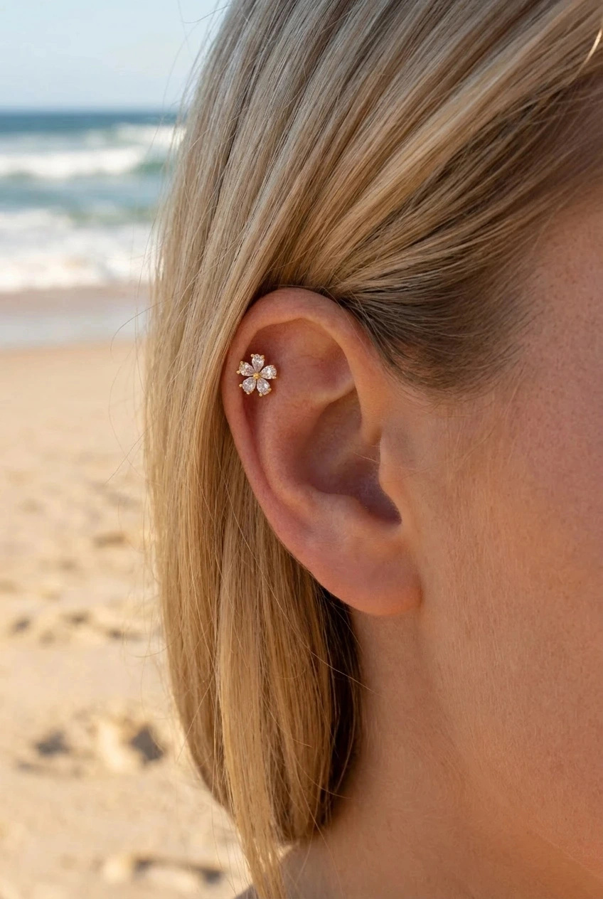 Grossiste Bijoux Mystères - Piercing Oreille en acier inoxydable