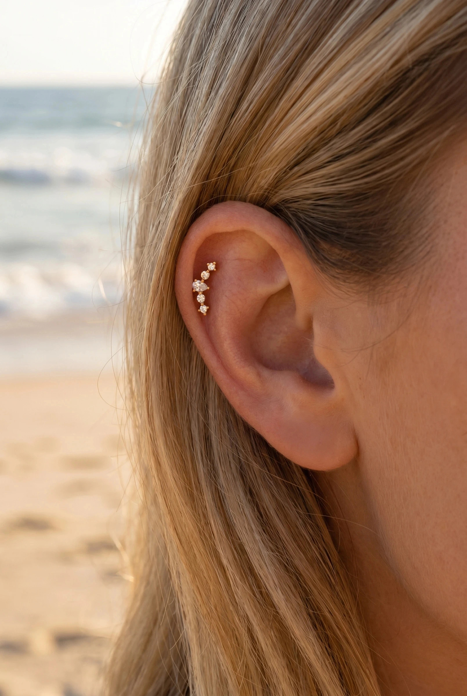 Großhändler Bijoux Mystères - Ohrpiercing aus Edelstahl