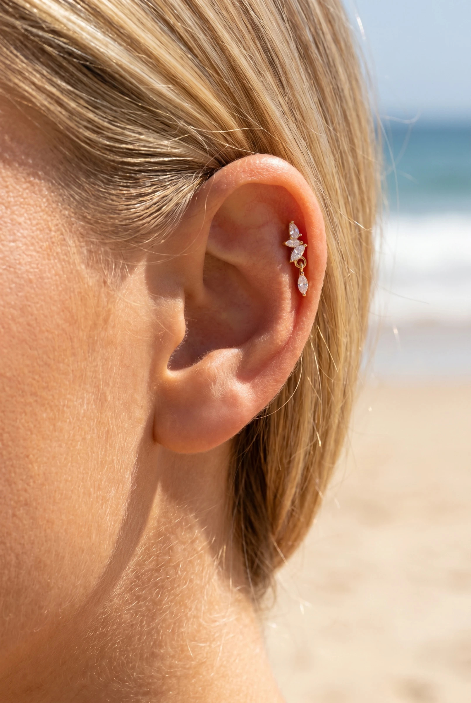 Großhändler Bijoux Mystères - Ohrpiercing aus Edelstahl