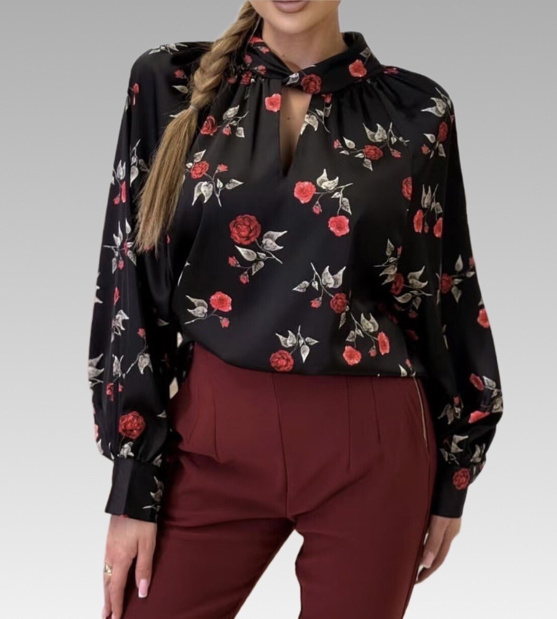 Wholesaler Bisou's project - flower satin blouse