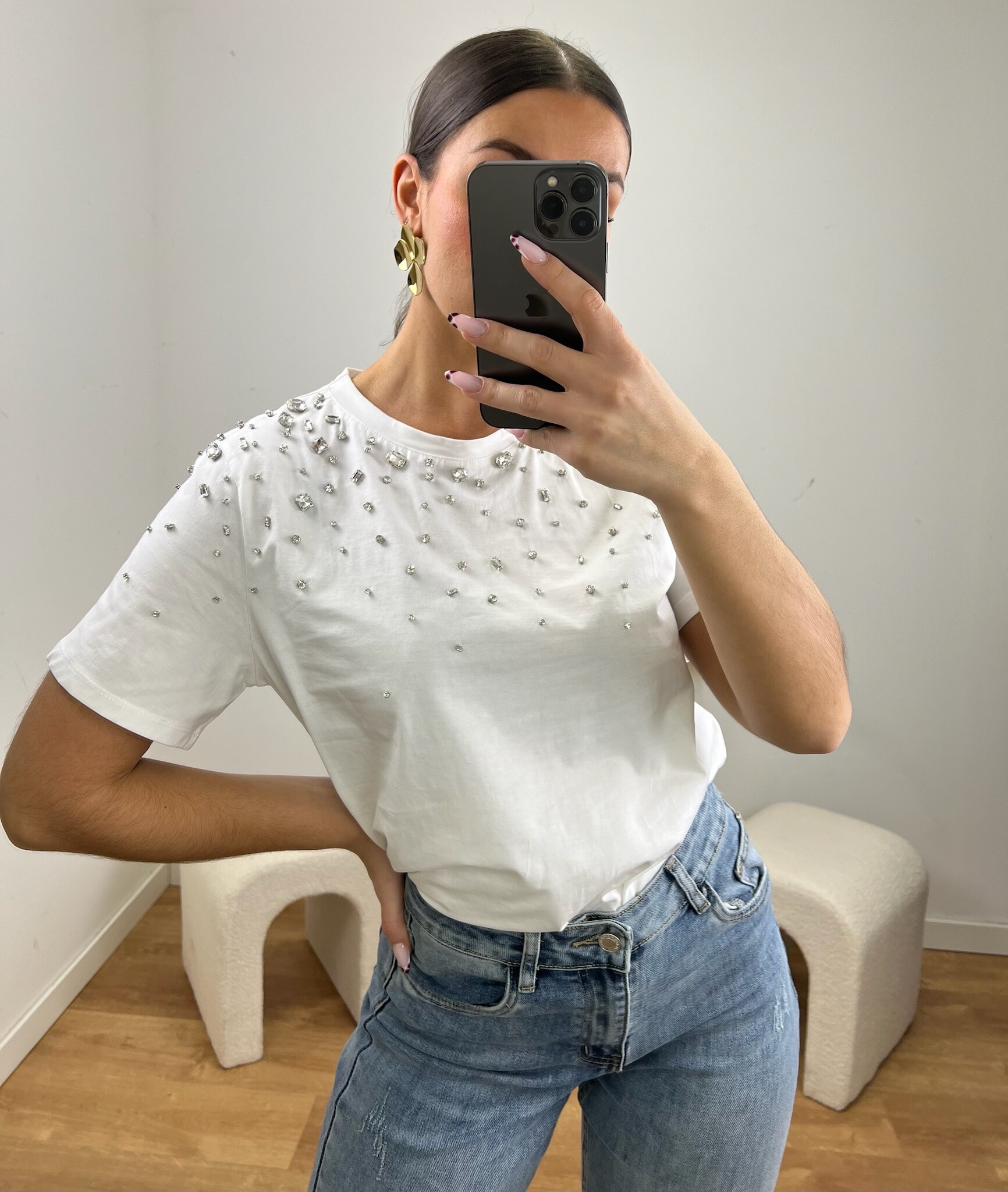Wholesaler Bisou's project - Strass T-shirt