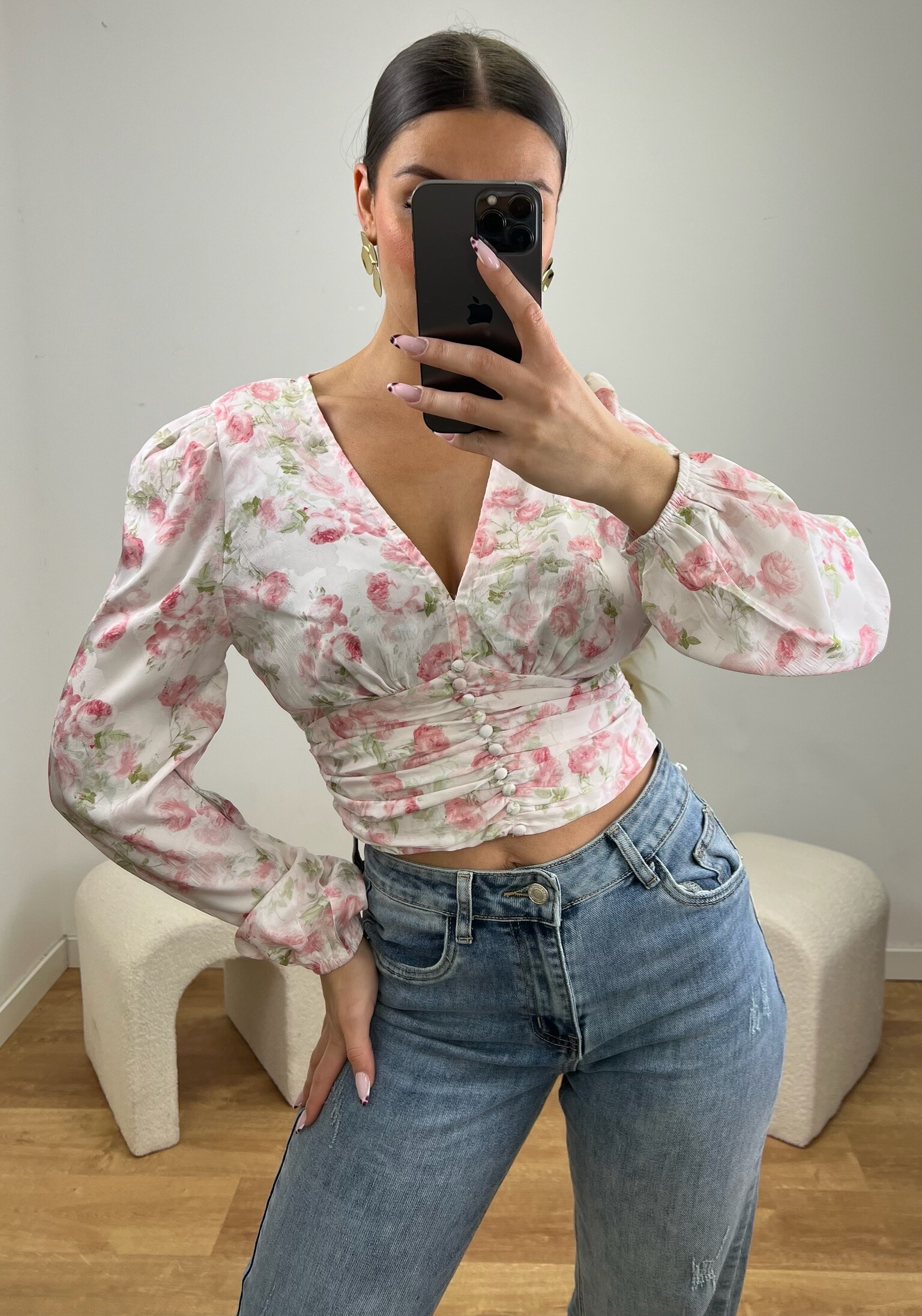 Wholesaler Bisou's project - Long sleeve high flower