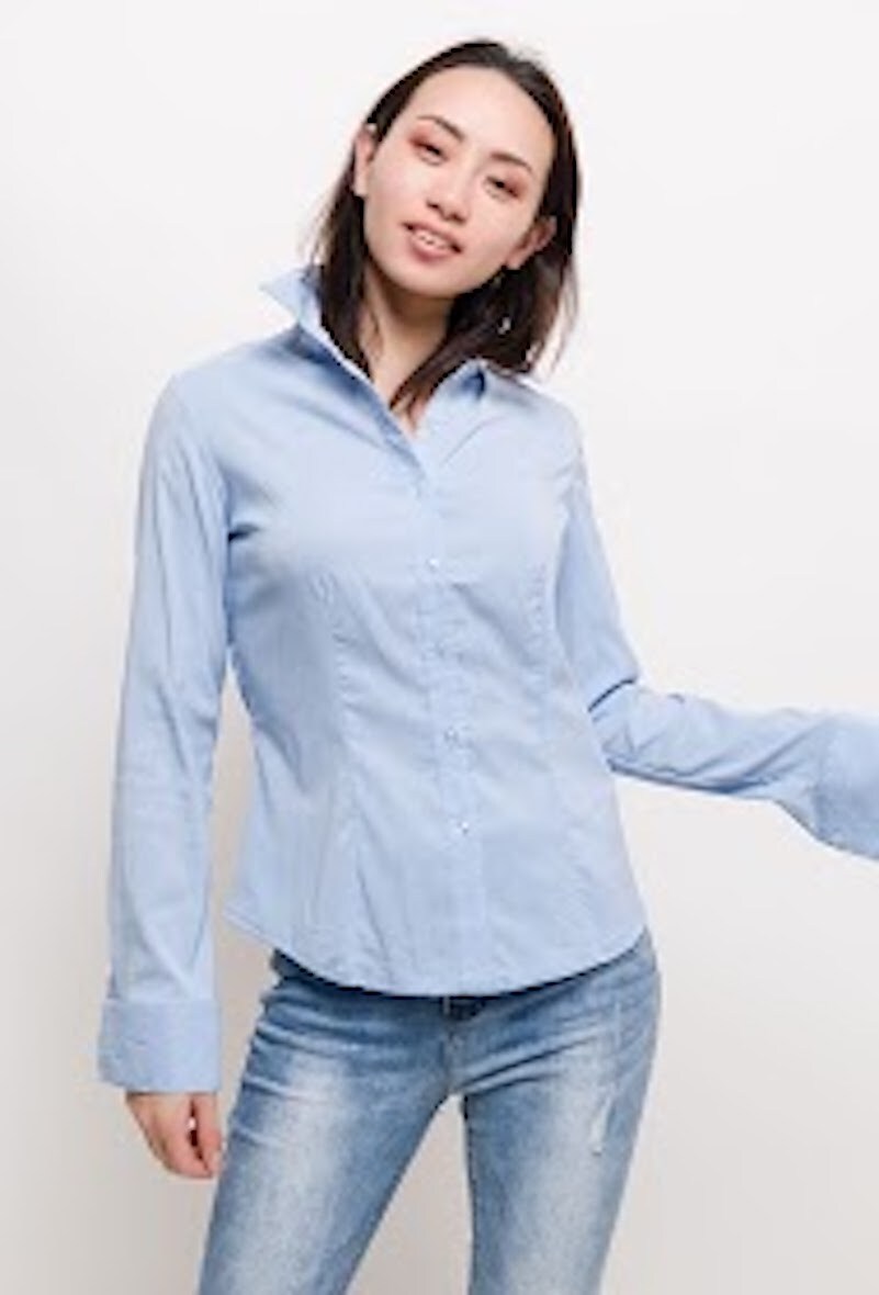 Grossiste BL Fashion - Chemise cintrée unie