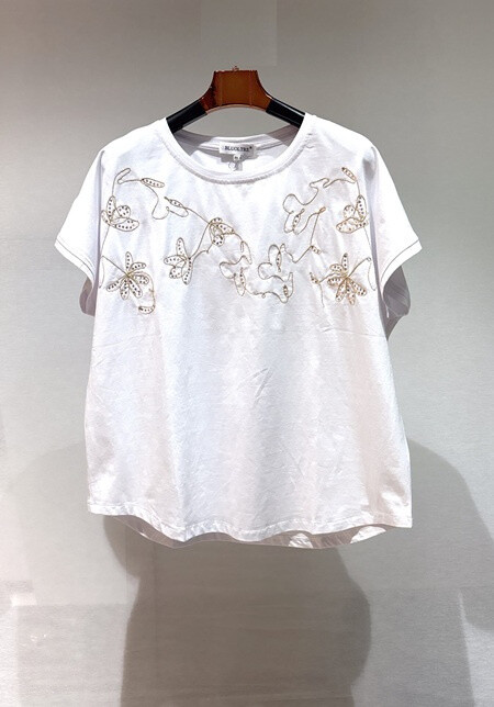 Wholesaler Bluoltre - Printed t-shirt with sequins