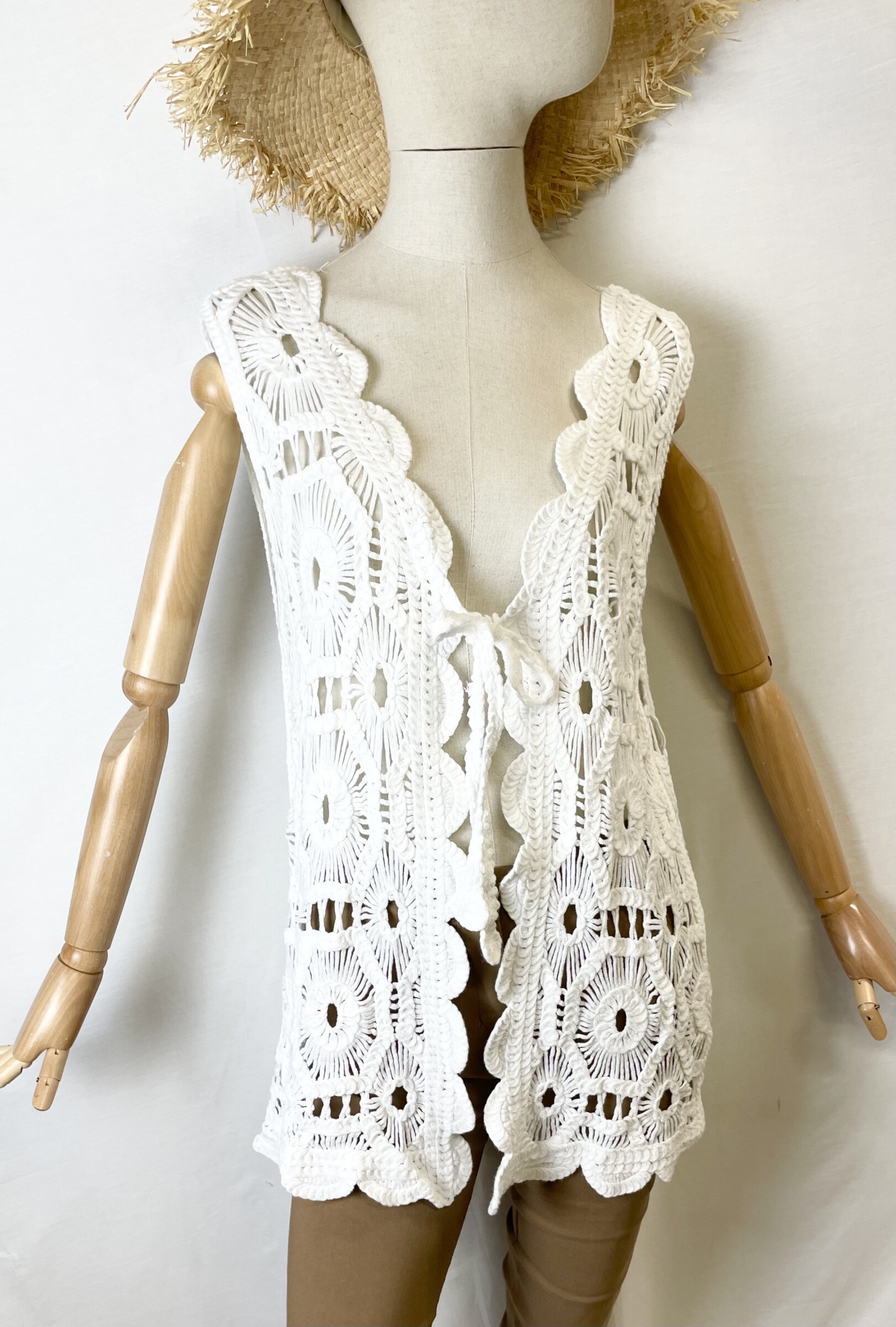 Wholesaler Bobo Glam' - Crosy handle vest to tie