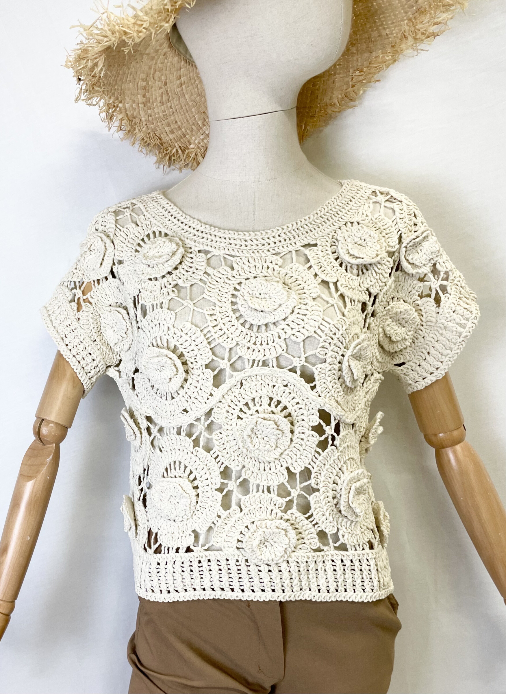 Wholesaler Bobo Glam' - Flower crochet sweaters