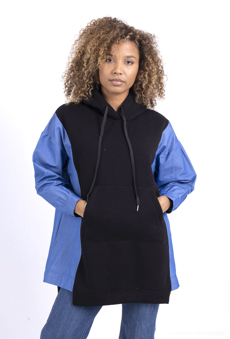 Grossiste BOHEM NANA - Sweat bi matière JESS