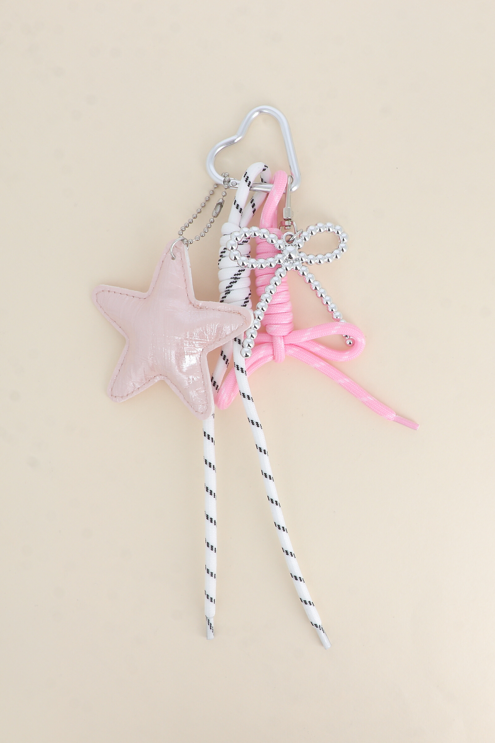 Wholesaler Bohm - Bag grigri - Butterfly knot, 2 laces, badminton and imitation leather