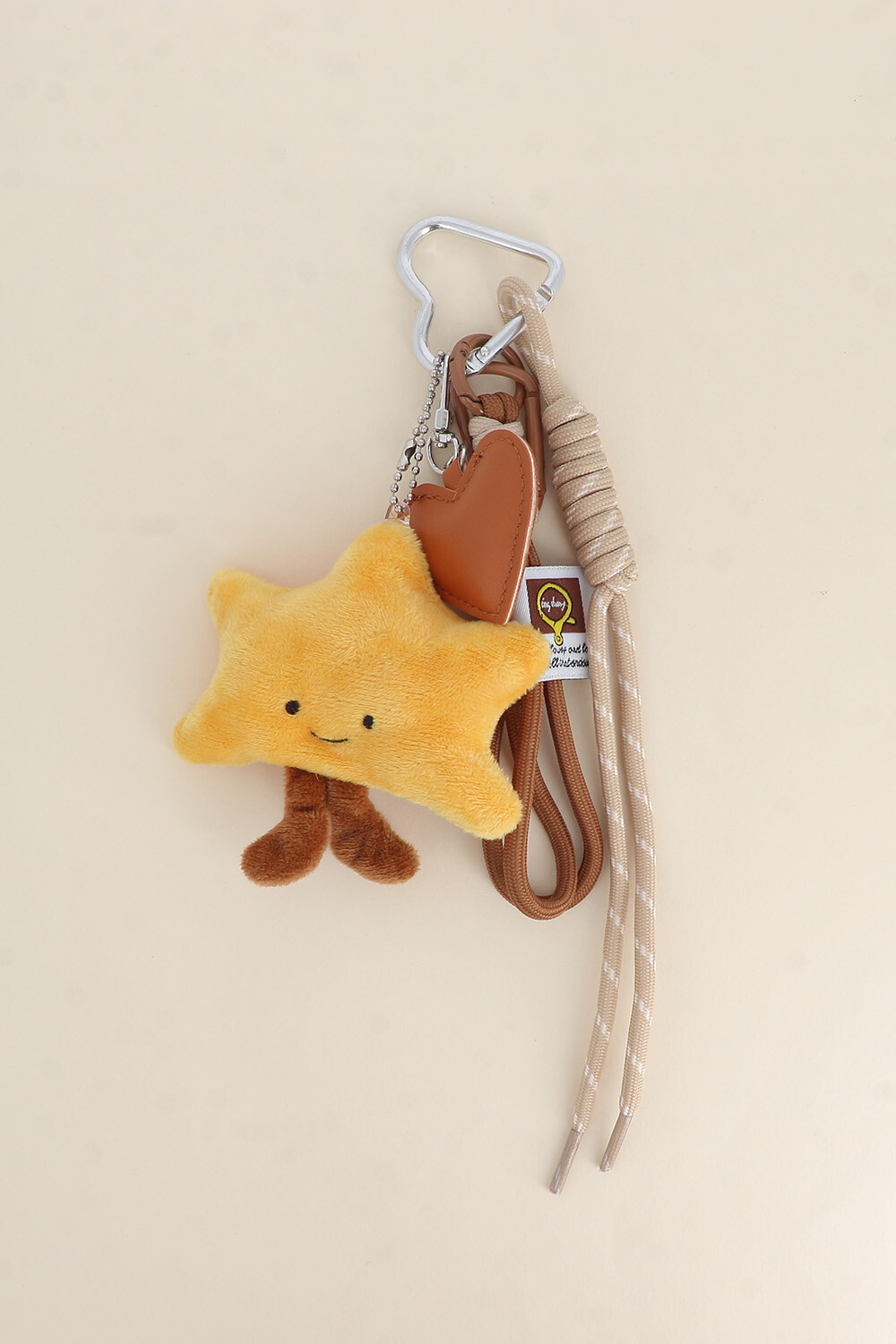Grossista Bohm - Charm per borsa - stella in velluto, cuore in ecopelle, fiocco e pizzo
