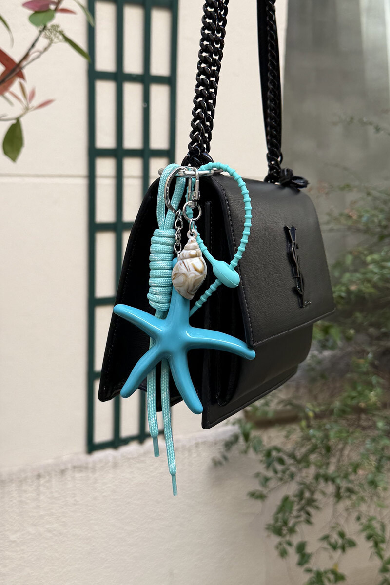 Grossiste Bohm - Grigri de sac - coquillage, étoile de mer