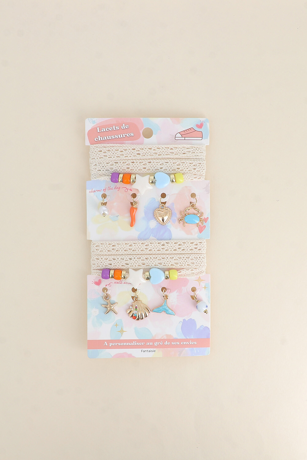 Mayorista Bohm - Cordones con dijes