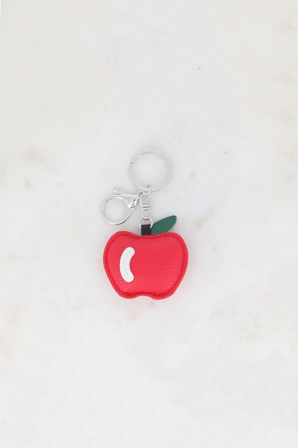 Wholesaler Bohm - Keychain-Apple in imitation leather