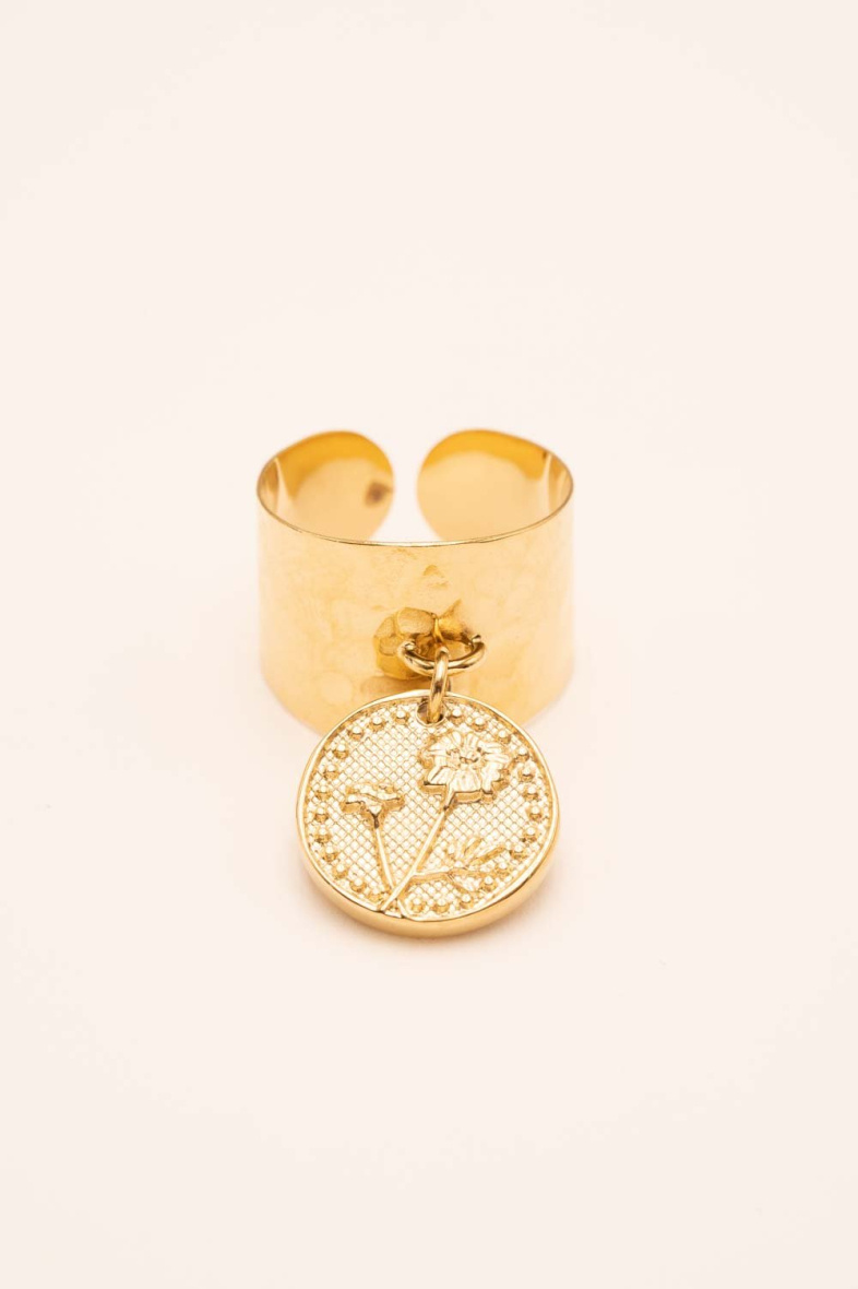 Großhändler Bohm - Fleury-Ring - Geburtsblumenquaste