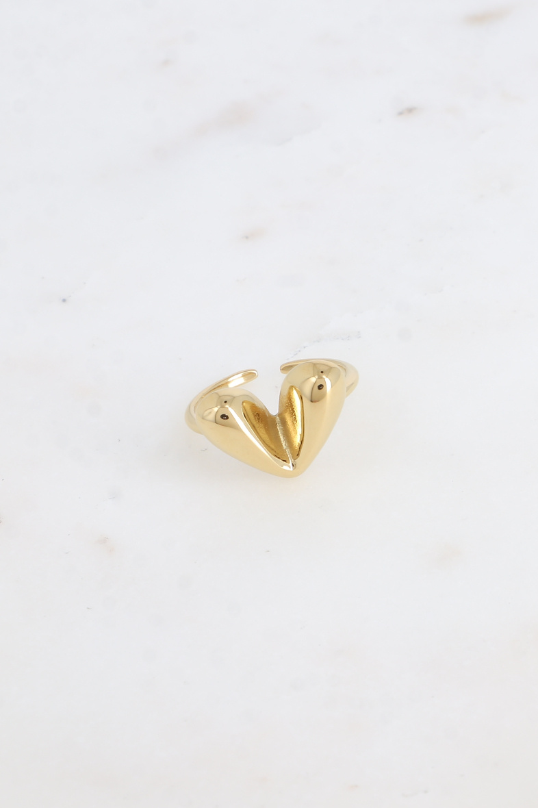 Wholesaler Bohm - Thin ring - domed heart