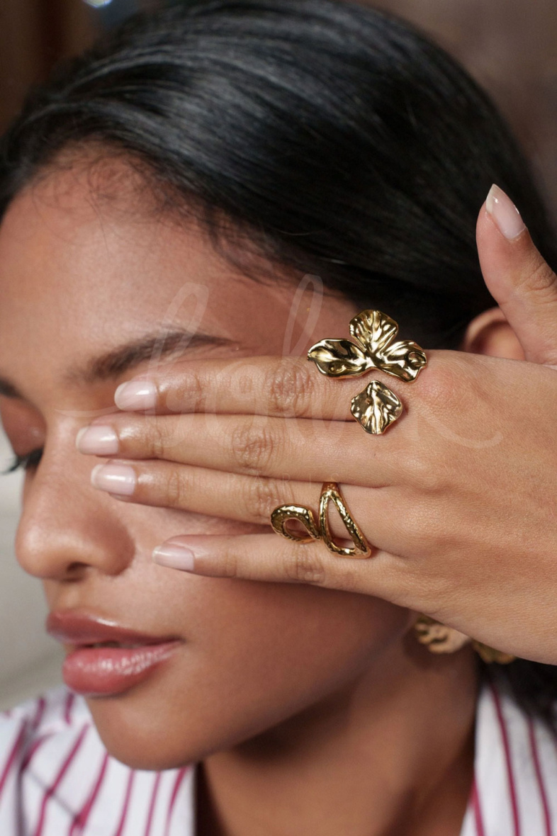 Mayorista Bohm - Anillo abierto Félicie - bonito follaje